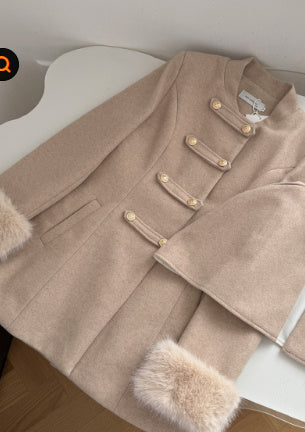 Cape Cloak Wool Coat